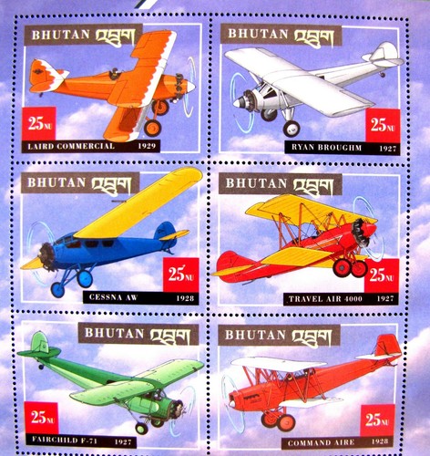 1303 AIRCRAFT OF THE TWENTIES MNH OG (SEE ITEM DESCRIPTION) - Picture 2 of 3