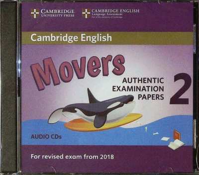 Cambridge English MOVERS 2 for Exam from 2018 Official Material AUDIO CD's @New@