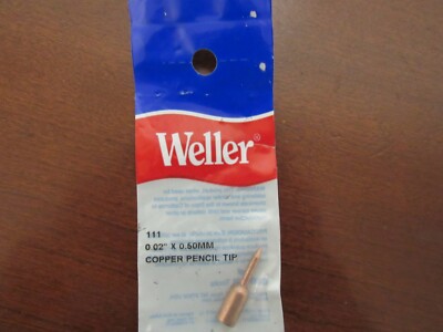 Weller USA By Cooper Tools Cooper Pencil Tip: .02''x.50mm, P#111
