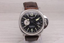 Panerai Luminor GMT PAM88 PAM 00088 Mens 44mm Steel Automatic Watch Box Papers 9