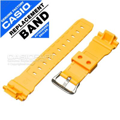 GENUINE CASIO Metallic Yellow Watch Band Strap for G-SHOCK DW