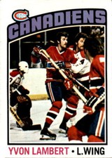 1976-77 Topps #232 Yvon Lambert Montreal Canadiens
