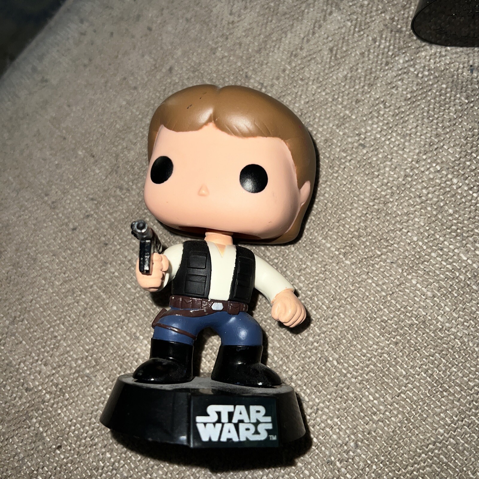 Funko Pop! Vault - Figura De Star Wars - Han Solo #03 Cabeza De Bobble De Vinilo, Suelta