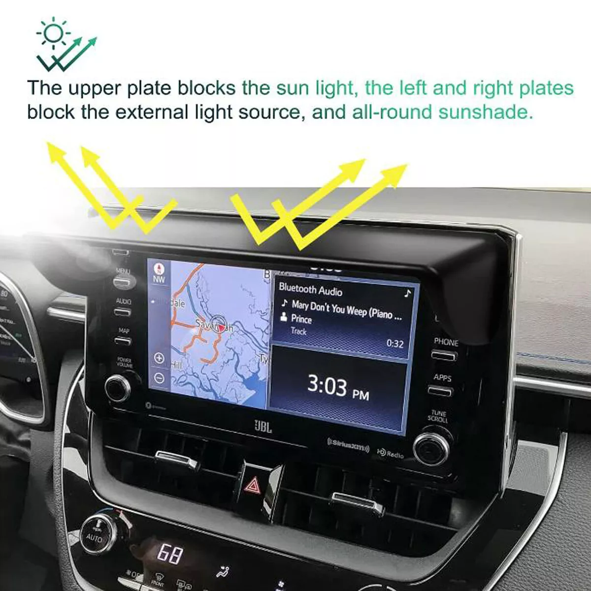 Car stereo sun shade deals