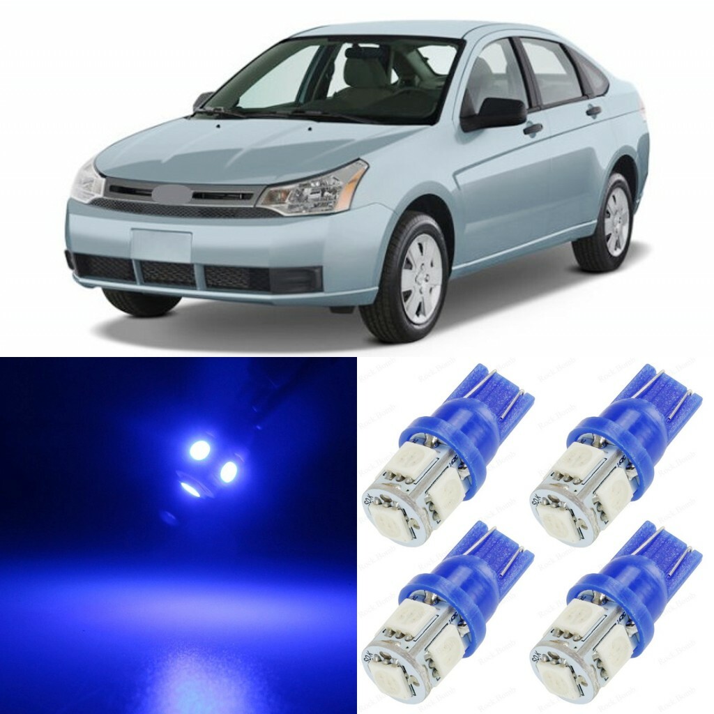 9 x Ultra Blue Interior LED Lights Package For 2000 - 2011 Ford