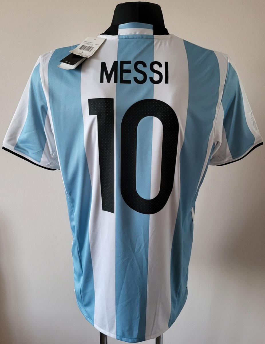 Argentina 2015 - 2017 Home football Adidas shirt #10 Messi size