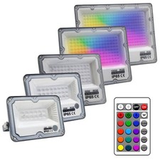 faro led rgb faretto ip65 da esterno 10 ~ 200w alluminio con telecomando smart