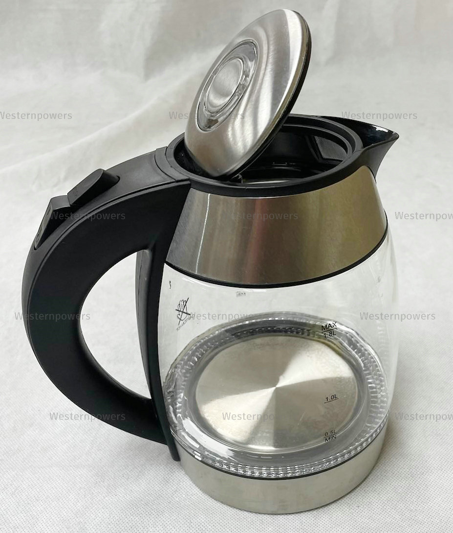 Chefman RJ1117T1 1.8 Liter Electric Glass Kettle Fast Boils Water eBay