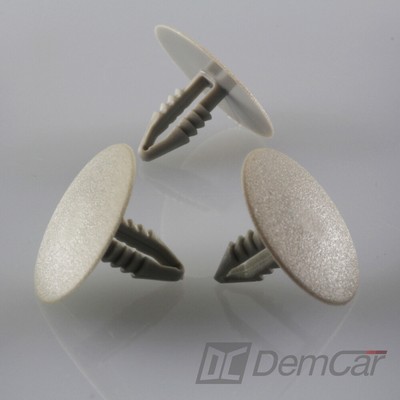 10X Clips Klammer Innenverkleidung Halterung Grau 16 x 3-5 mm UNIVERSAL