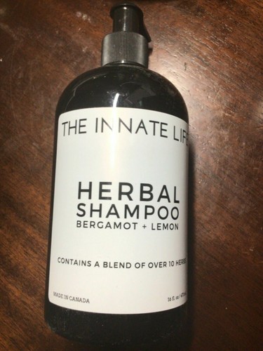 The Innate Life Herbal Shampoo Bergamot + Lemon 473ml Brand New