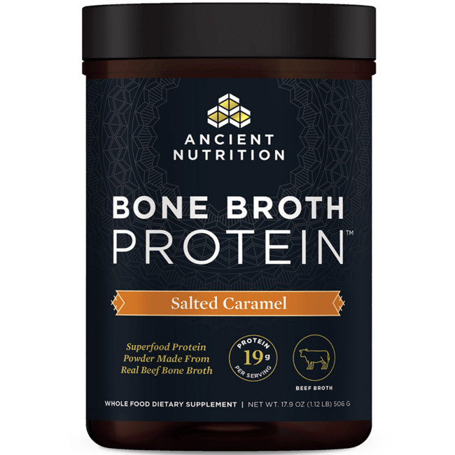 Протеиново-соленая карамель на костном бульоне Ancient Nutrition, 19 г белка, 17,9 унций