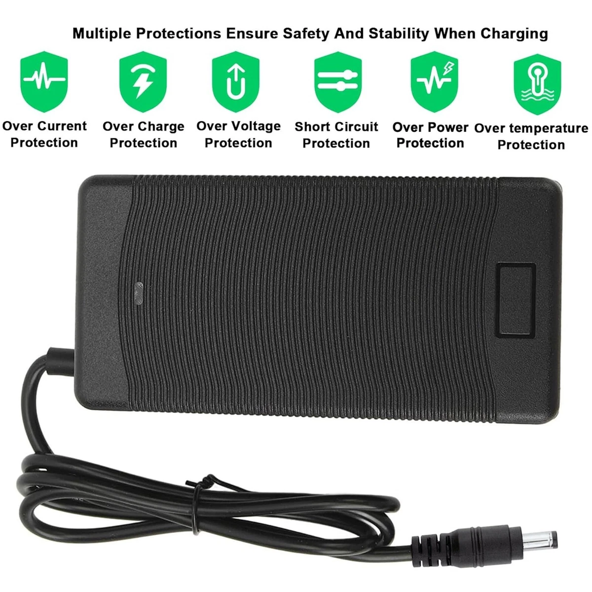 3Amp Smart Charger For TENWAYS CGO600 /CGO600 PRO /CGO800S E-BIKE Power