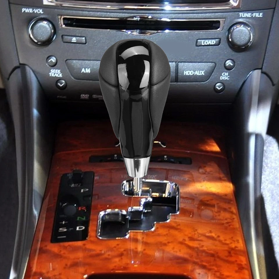 Accesorios de palanca de cambios de perilla de cambio de marchas para auto de cuero PU para Toyota Lexus Foto 4 de 4