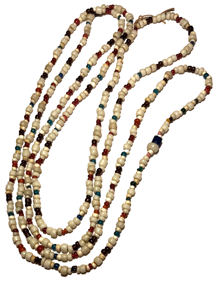 60inch 1800s Columbia River Native American Fur Trade Glass Seed Bead