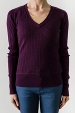 Marlboro Classic Maglia in Cotone Donna Scollo a V | -50 % OCCASIONE | 