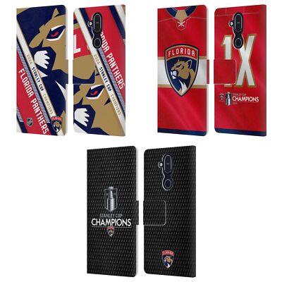 OFFICIAL NHL 2024 STANLEY CUP CHAMPIONS LEATHER BOOK CASE FOR NOKIA PHONES