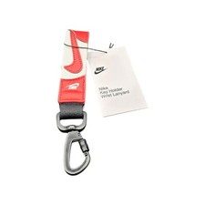 Nike Air Key Holder Wrist Lanyard Keychain Chicago Red White Black NWT   