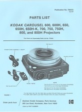 KODAK CAROUSEL Parts list 600 650 700 750 800 FREE SHIP