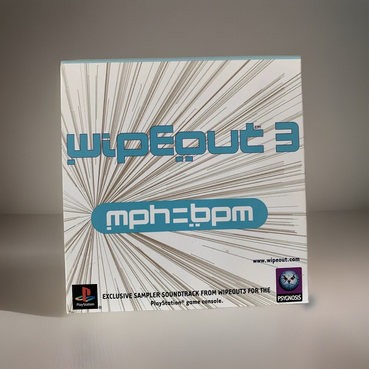 ULTRA RARE Wipeout mph=bpm Exclusive Sampler Soundtrack Promo