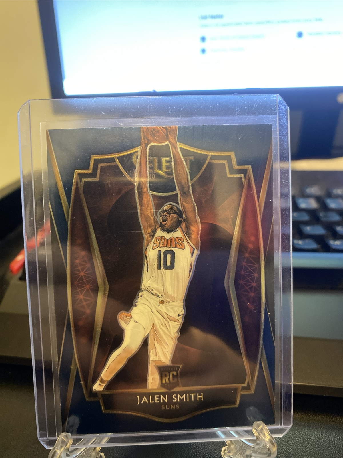 2020-21 Panini Select Premier Level Retail Blue Jalen Smith #188 Rookie RC