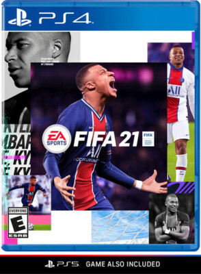 Brand NEW - Factory Sealed FIFA 21 (PS4) 2021 PlayStation 4 Kylian Mbappe