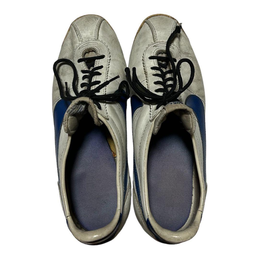 NIKE Leather Cortez sneakers White x Blue US12 Made in
