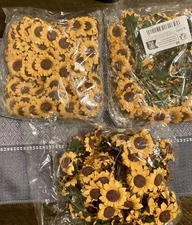 1.5” Paper Sunflower Stems 1 1/2”