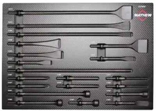 Mayhew Tools 32090F 20 Piece Pneumatic Punch &  Chisel Set