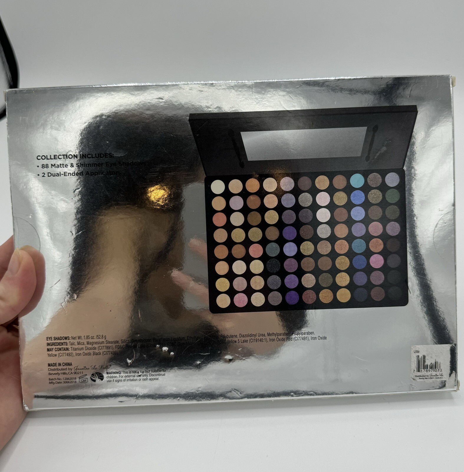 Jasmine La Belle Beauty Gems Ultimate Eyeshadow Palette, 88 Colors, 2 Brushes eBay
