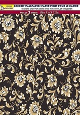 Magnetic Locker Wallpaper Made in USA - Pack of 3 Sheets - vb004