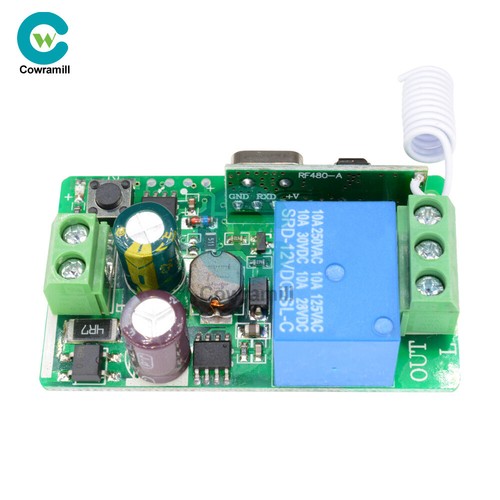315/433MHZ 220V 1CH Wireless RF Remote Receiver Transmitter Relay Control Switch - Picture 17 of 27