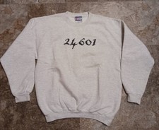 Rare 1998 Vintage Les Miserables 24601 Movie Promo Sweatshirt Medium 20" x 26"