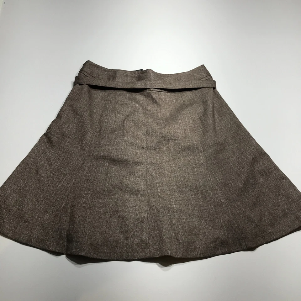 Ограниченная подпоясанная расклешенная трапециевидная эластичная карьерная юбка Academia Essentials размер 10 - Изображение 2 из 4