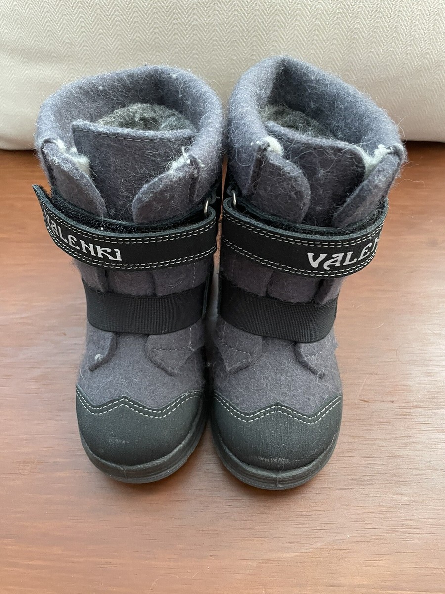 Kotofey felt wool toddler Boy Girl Winter boots size 24 US 8 15cm 