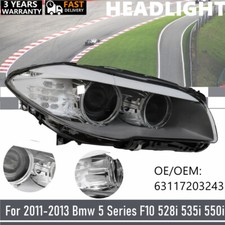 For 2011-2013 Bmw 5 Series 528i 550i F10 Xenon Headlight Right With Drl