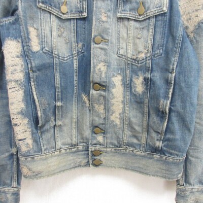 Diesel Limited Edition Repair Crushed Denim Men's Jacket 731/978