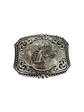 Horse Western Style Buckle Hebilla Vaquero Con Caballo