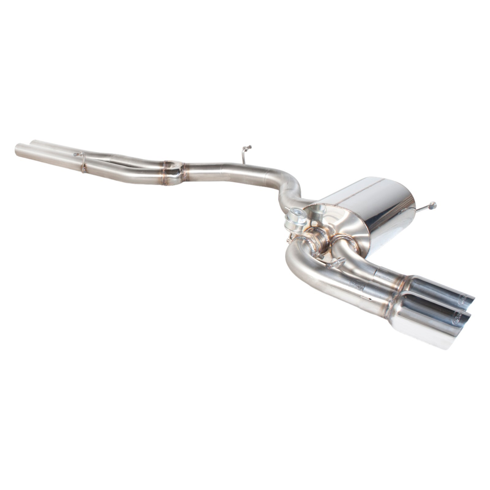Audi RS3 8P 11-12 2.5"" Non-Res Secondary Catback Exhaust Polished Daytona Tip