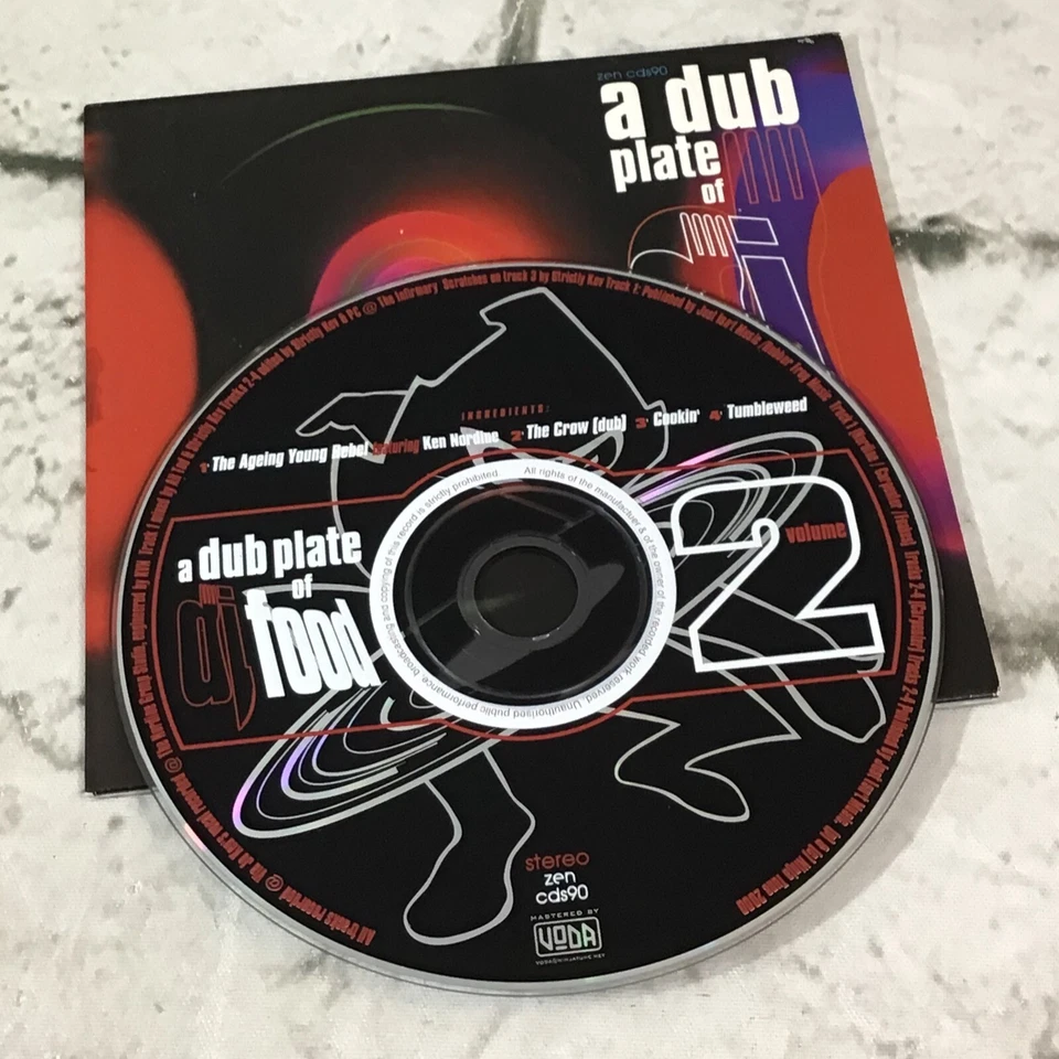 DJ Food –A Dub Plate Of Food Volume 2 (2000) VG+ Ninja Tune Electronic Trip Hop Foto 2 de 3