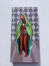 MICHAEL MAAS PAINTING GUALUPE MODONNA ICON SURREALISM MODERNISM CUBISM SIGNED