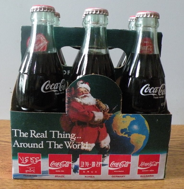コカコーラ1886 BRAZIL 1990 Coca-Cola Coke Classic Commemorative Bottles set of 6
