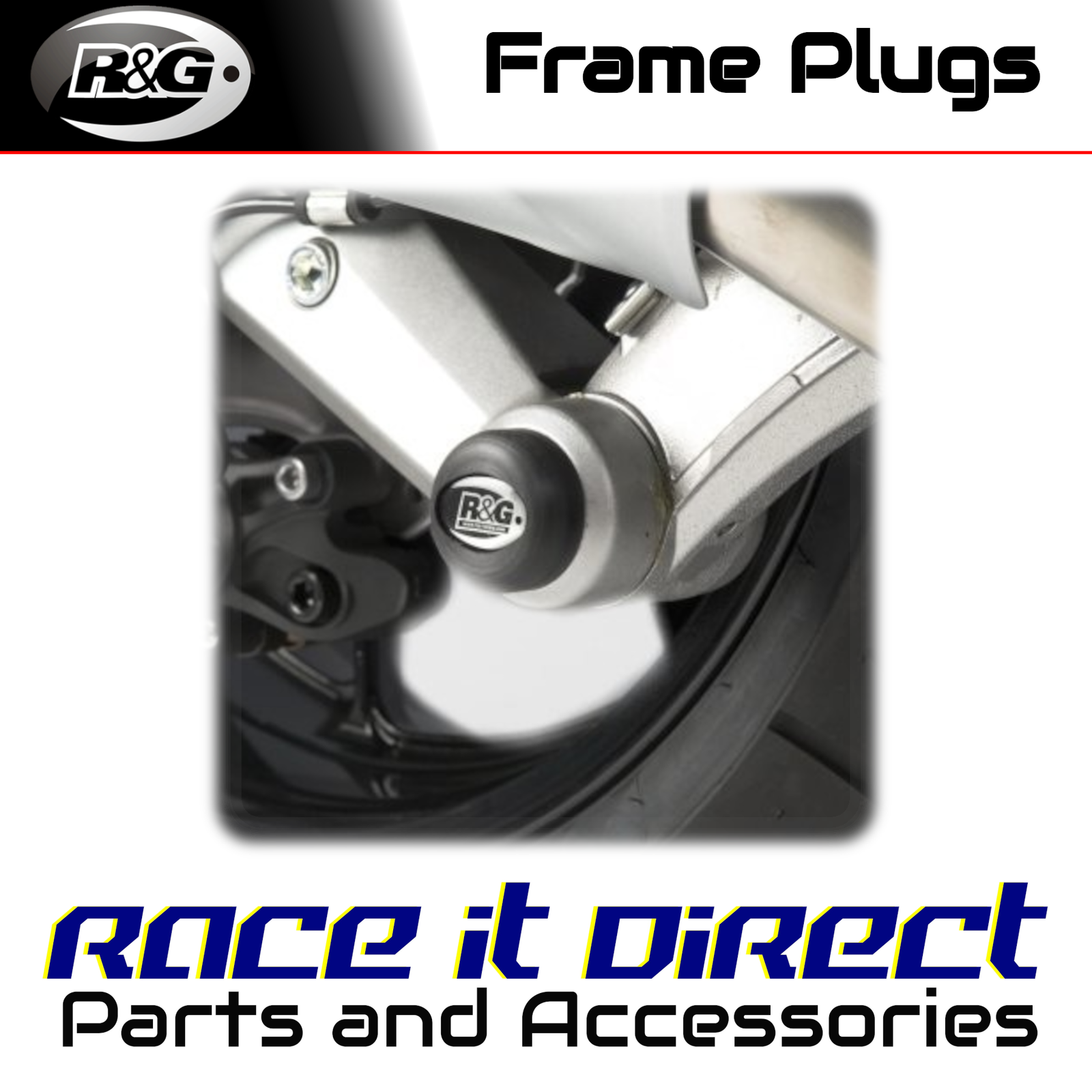 Swingarm Pivot Plug for Kawasaki GTR1400 Concours 2010-2018 R&G
