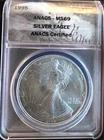 1995 American Eagle ANACS MS-69 Certified US Mint Bullion-0.999 Silver 1 Oz Coin