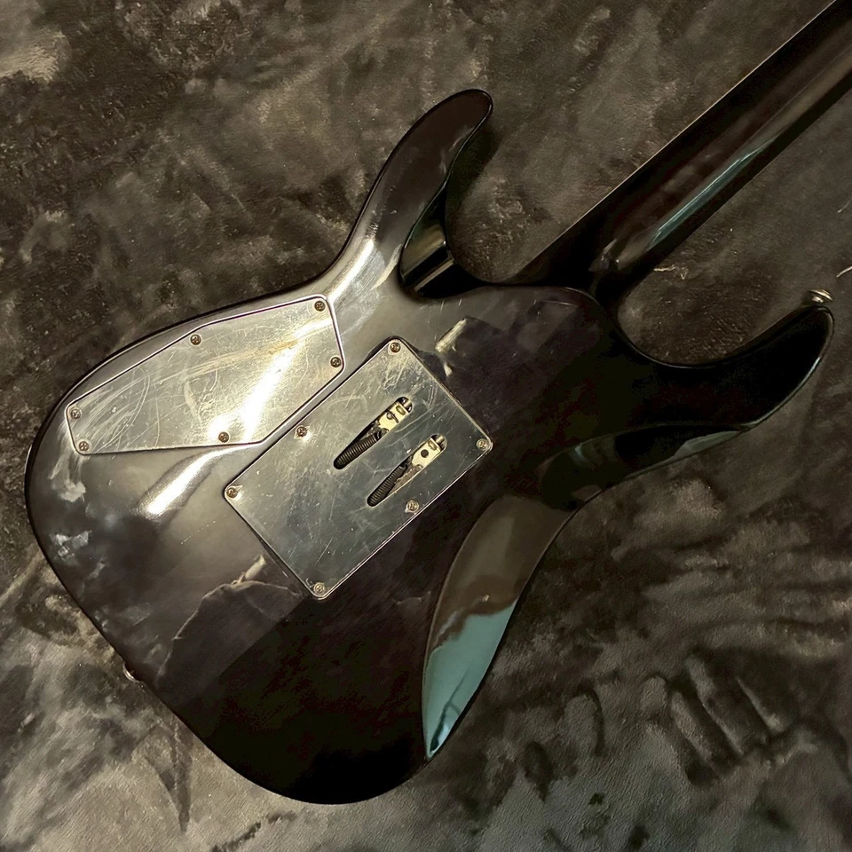 GrassRoots HORIZON G-HR-65FR Usado Parte Superior de Arce Caoba Cuerpo Trasero Cuello de Arce Negro Foto 3 de 4