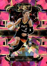 NATASHA CLOUD 2024 PANINI SELECT WNBA PINK ICE PRIZMS CONCOURSE MERCURY QZ