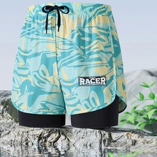Surfing Shorts L-5XL Men's Swimming Trunks Swimsuit Printing Beach Pants Breatha