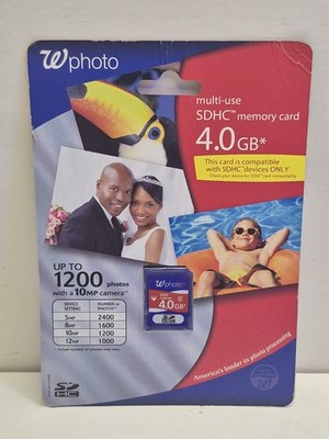 Walgreen s 4 GB SDHC Memory Card New In Package Digital Camera Multi-Use SD