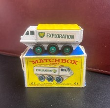 Vintage Lesney Matchbox No 61 Alvis Stalwart BP Exploration Truck