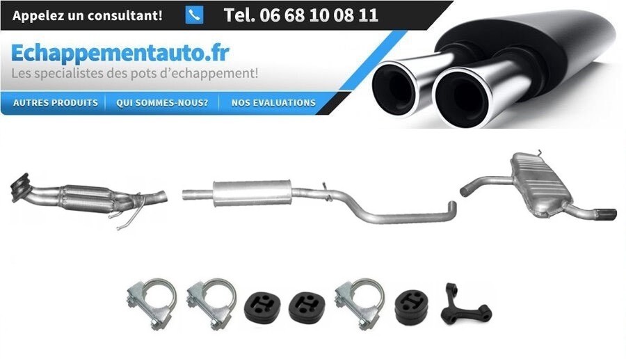 Échappement Seat Altea 1.6 silencieux pour de longs trajets confortables en famille
