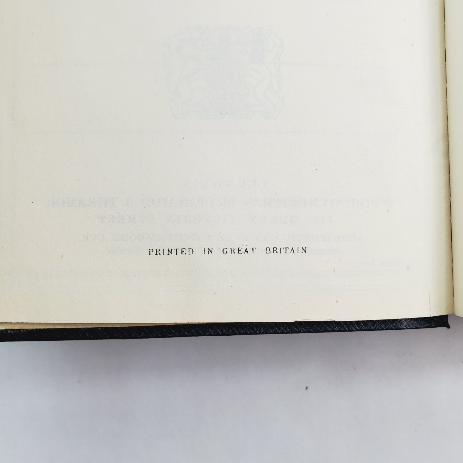 Welsh Bible Bibl Old Testament & New Book Vtg British and Foreign Bible Society